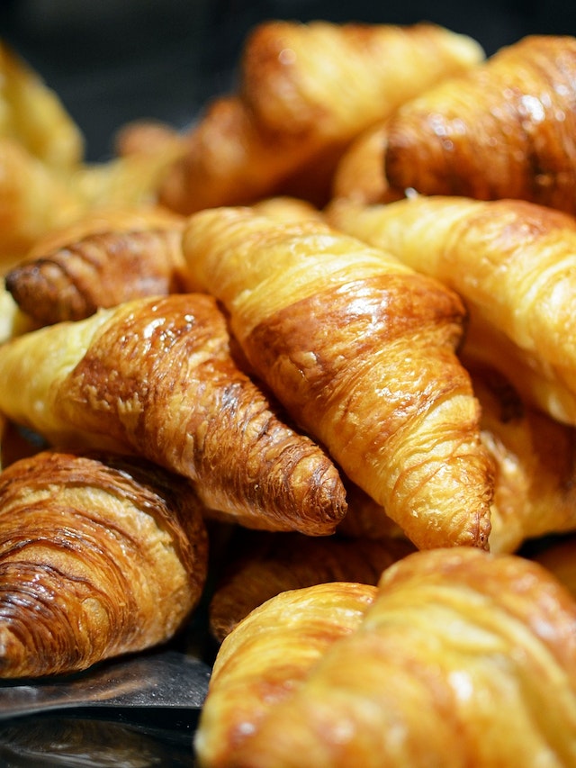 Fresh perfect croissants